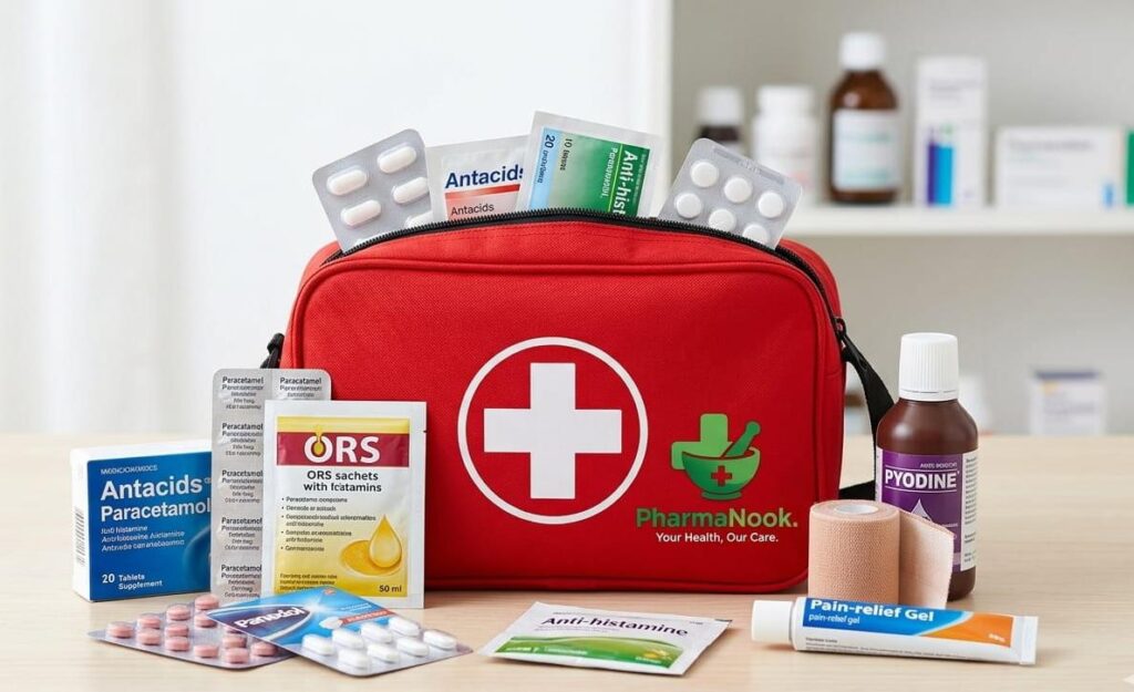 Essential Medicine List for Home Emergency Kit.